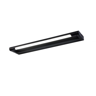 ΕΠΙΤΟΙΧΟ Φ/Σ LED 6W 380LM 4000K ΜΑΥΡΟ ΑΛΟΥΜΙΝΙΟ 400Χ100Χ25ΜΜ BATI