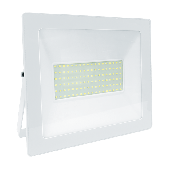 WHITE LED SMD FLOOD LUMINAIRE IP66 100W 3000K 8100Lm 230V RA80