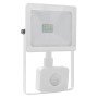 WHITE SENSOR LED SMD FLOOD LUMINAIRE IP66 10W 3000K 800Lm 230V RA80