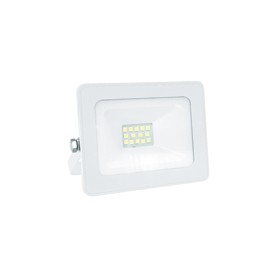 WHITE LED SMD FLOOD LUMINAIRE IP66 10W 6000K 880Lm 230V RA80