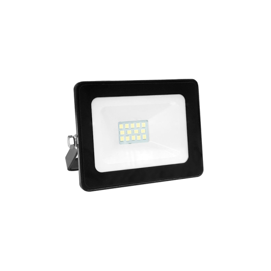 BLACK LED SMD FLOOD LUMINAIRE IP66 10W BLUE 230V