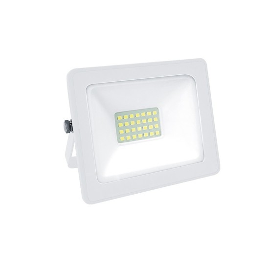 WHITE LED SMD FLOOD LUMINAIRE IP66 20W 4000K 1700Lm 230V RA80