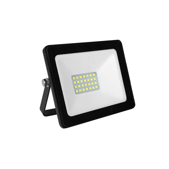 BLACK LED SMD FLOOD LUMINAIRE IP66 20W 6000K 1760Lm 12-24V DC RA80