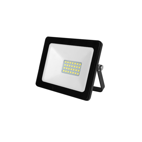 BLACK LED SMD FLOOD LUMINAIRE IP66 20W BLUE 230V