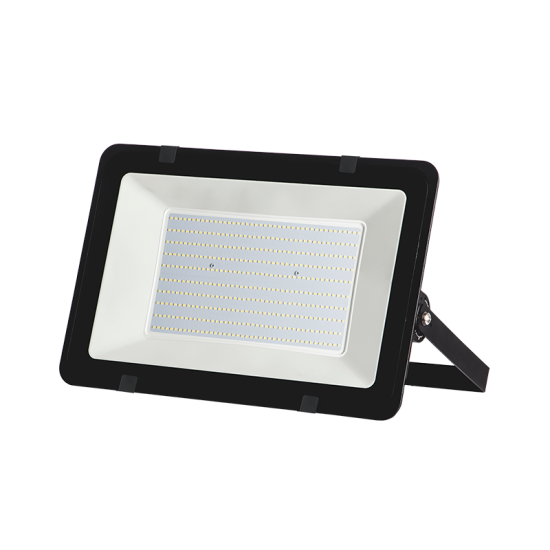 BLACK LED SMD FLOOD LUMINAIRE IP66 300W 3000K 24100Lm 230V RA80