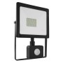 BLACK SENSOR LED SMD FLOOD LUMINAIRE IP66 30W 4000K 2550Lm 230V RA80