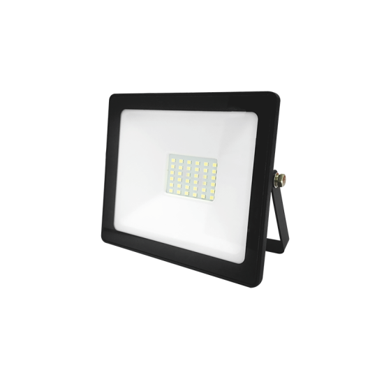 BLACK LED SMD FLOOD LUMINAIRE IP66 30W BLUE 230V