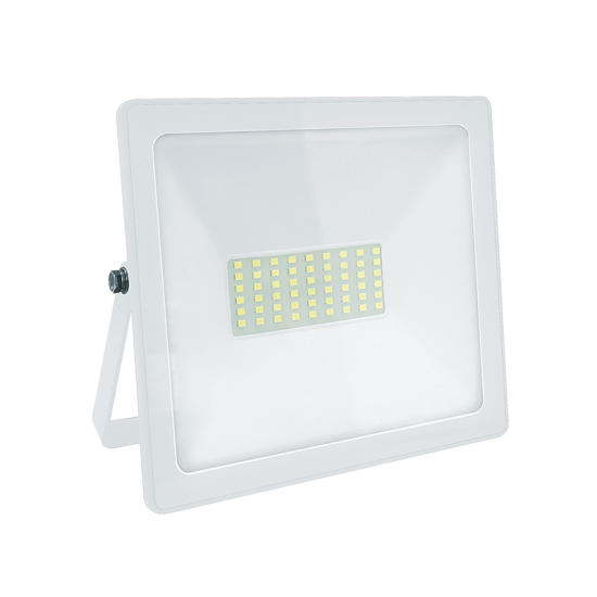 WHITE LED SMD FLOOD LUMINAIRE IP66 50W 3000K 4000Lm 230V RA80