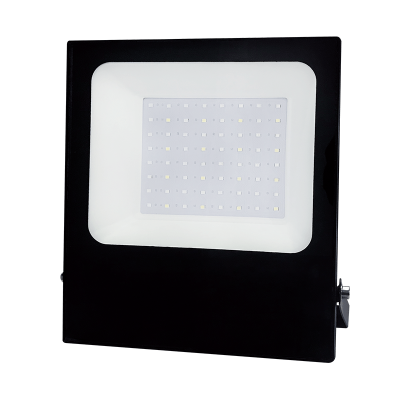 BLACK LED SMD FLOOD LUMINAIRE IP66 50W RGBW 230V  BLACK LED SMD FLOOD LUMINAIRE IP66 50W RGBW 230V