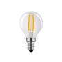 LED FILAMENT E14 BALL 4W 4000K 230V AC 410LM RA80