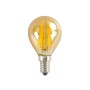 LED FILAMENT E14 BALL AMBER DIM 4W 2700K 230V AC 390LM RA80