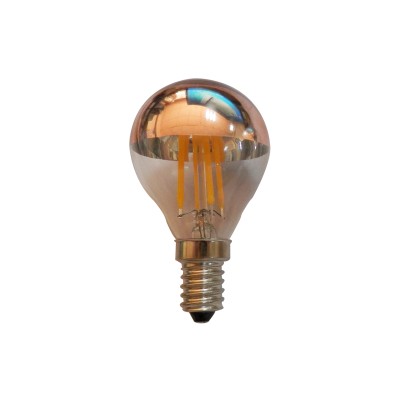 LED E14 BALL ROSE GOLD DIM 4W 2700K 230V AC 400LM RA80 LED E14 BALL ROSE GOLD DIM 4W 2700K 230V AC 400LM RA80