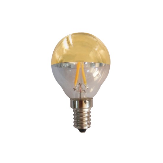 LED E14 BALL GOLD DIM 4W 2700K 230V AC 400LM LED COG