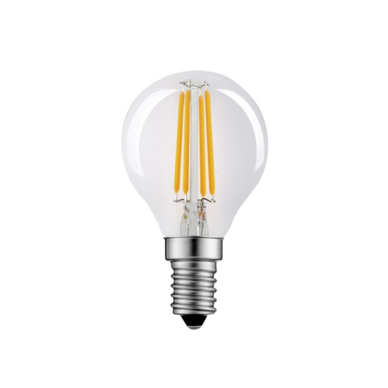 LED FILAMENT BALL E14 230V 5W 2.700K 360° 400Lm Ra80 DUOPACK