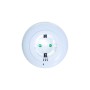 LED NIGHT LAMP 0,5W WITH SOCKET, SENSOR, WHITE/BLUE/RED LIGHT, WHITE PLASTIC 230V IP20 