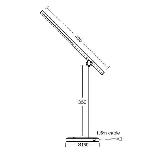 ΕΠΙΤΡΑΠΕΖΙΟ Φ/Σ LED 7W ΑΣΗΜΙ+ΛΕΥΚΟ CCT 300LM DIMMABLE+TOUCH SWITCH+USB CHARGER DEGAS