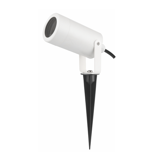 WHITE SPOT LUMINAIRE GU10 MAX. 3W LED IP65 & GARDEN SPIKE