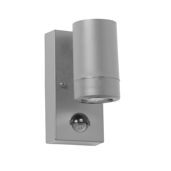 SENSOR ONE BEAM GREY WALL LUMINAIRE GU10 MAX. 3W LED IP65