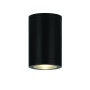 GU10  ROUND CEILING LUMINAIRE 230V AC MATT BLACK IP65 GU10 MAX.7W