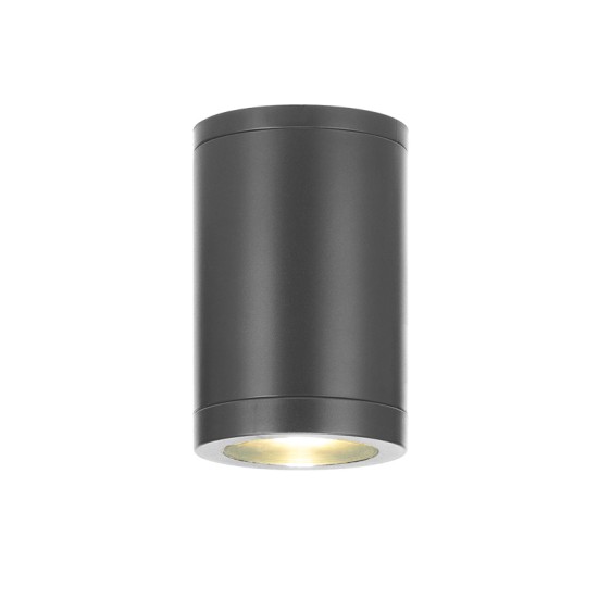 GU10  ROUND CEILING LUMINAIRE 230V AC GREY IP65 GU10 MAX.7W