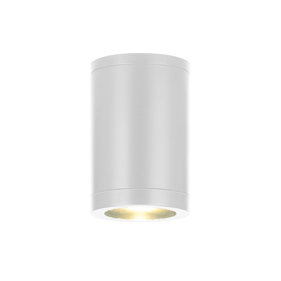 GU10  ROUND CEILING LUMINAIRE 230V AC MATT WHITE IP65 GU10 MAX.7W