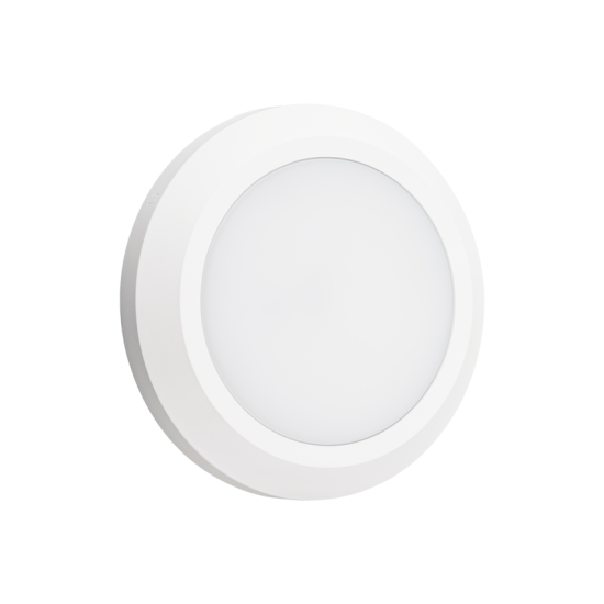 LED WALL ROUND LUMINAIRE WHITE 230V AC IP65 4W 3000K 310LM RA80