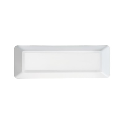 LED WALL RECTANGLE LUMINAIRE WHITE 230V AC IP65 4W 3000K 290LM RA80