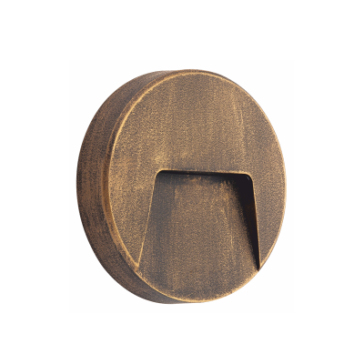 LED WALL ROUND LUMINAIRE RUST 230V AC IP65 3W 3000K 200LM RA80 LED WALL ROUND LUMINAIRE RUST 230V AC IP65 3W 3000K 200LM RA80