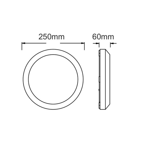 ΑΠΛΙΚΑ ΕΠΙΤΟΙΧΗ PC 230V IP65 13W 3.000K 121x2835LED EPISTAR