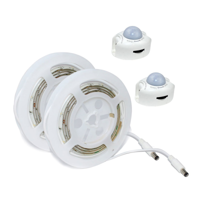 LED SMD BED STRIP KIT 2X1.2M IP65 4000K WITH 2 SENSORS & 12V DC PLUG DRIVER LED SMD BED STRIP KIT 2X1.2M IP65 4000K WITH 2 SENSORS & 12V DC PLUG DRIVER