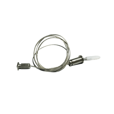 2m PENDANT STEEL WIRE WITH ACCESSORIES FOR PROFILES P230, P66 & P120