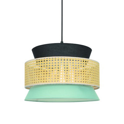 ΚΡΕΜΑΣΤΟ ΦΩΤΙΣΤΙΚΟ 1ΧΕ27  ΜΑΥΡΟ-ΒΕΡΑΜΑΝ ΥΦΑΣΜΑ+ΨΑΘΑ ΡΑΤΑΝ D40XH150CM ΚΡΕΜΑΣΤΟ ΦΩΤΙΣΤΙΚΟ 1ΧΕ27  ΜΑΥΡΟ-ΒΕΡΑΜΑΝ ΥΦΑΣΜΑ+ΨΑΘΑ ΡΑΤΑΝ D40XH150CM