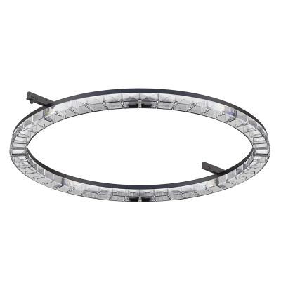 TKOR-MINI TRACK ROUND LINEAR LIGHT BLACK / WHITE 45° BEAM ANGEL 30W 3000K 24V DC 