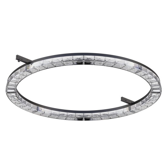 TKOR-MINI TRACK ROUND LINEAR LIGHT BLACK / WHITE 45° BEAM ANGEL 30W 3000K 24V DC 