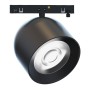 TMEDIO-SEMISPHERE MAGNETIC SPOT LIGHT BLACK 36° BEAM ANGEL 10W 4000K 24V DC