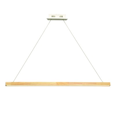 ΚΡΕΜΑΣΤΟ ΦΩΤΙΣΤΙΚΟ LED 13W 3000K 1300LM  ΞΥΛΟ+ΛΕΥΚΟ ΜΕΤ/ΚΟ 83,5X8XH100CM