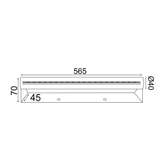 ΕΠΙΤΟΙΧΟ Φ/ΣLED SMD 15W 3200K IP44 TINKI ΑΚΡΥΛ.+ΜΕΤ/ΚΟ 57Χ4,5Χ7CM TINKI