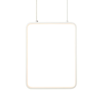 ^ΚΡΕΜΑΣΤΟ Φ/Σ LED 15W 3000K 1390LM ΛΕΥΚΟ ΜΕΤΑΛΛΙΚΟ 26X14XH142CM SYMETRIA