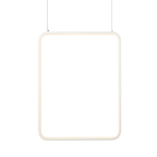 ^ΚΡΕΜΑΣΤΟ Φ/Σ LED 19W 3000K 1820LM ΛΕΥΚΟ ΜΕΤΑΛΛΙΚΟ 36X14XH1520CM SYMETRIA