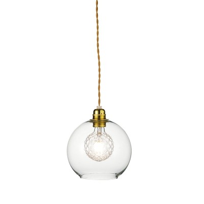 ΚΡΕΜΑΣ Φ/Σ 1ΧΕ27 ΔΙΑΦΑΝ ΓΥΑΛ+ΧΡΥΣΗ ΜΕΤΑΛ.ΑΝΑΡΤΗΣΗ Φ20ΧΗ120CM PYTHIA