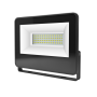 BLACK LED SMD FLOOD LUMINAIRE IP66 50W 3000K 5000Lm 230V AC RA80