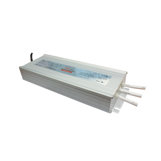 ^METAL CV LED DRIVER 300W 230V AC-24V DC 12.5A IP67 WITH CABLES