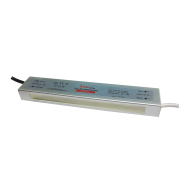 ^METAL CV LED DRIVER 75W 230V AC-12V DC 6.3A IP67 WITH CABLES