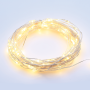 100 LED   ΘΕΡΜΟ ΛΕΥΚΟ ΑΣΗΜΙ ΚΑΛΩΔ COPPER ΑΝΤΑΠΤΟΡ(3VDC) & 8 ΠΡΟΓΡΑΜ IP44 10m+3m 1.8W