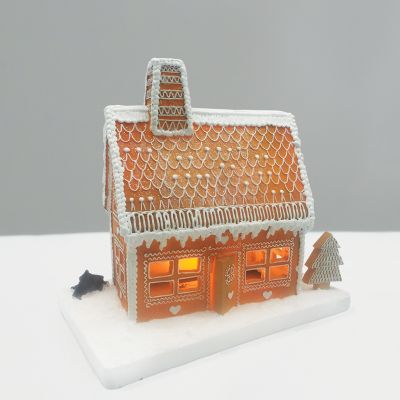 LED  ΔΙΑΚ/ΚΟ GINGERBREAD ΣΠΙΤΙ ΛΕΥΚΟ&ΚΑΦΕ 3ΑΑ(ΜΠΑΤ)25Χ15Χ23CM LED  ΔΙΑΚ/ΚΟ GINGERBREAD ΣΠΙΤΙ ΛΕΥΚΟ&ΚΑΦΕ 3ΑΑ(ΜΠΑΤ)25Χ15Χ23CM