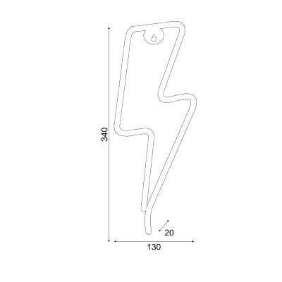 FLASH, 98 NEON LED LIGHTS WITH BATTERY (3xAA)/USB, BLUE, IP20, 34x2x13cm FLASH, 98 NEON LED LIGHTS WITH BATTERY (3xAA)/USB, BLUE, IP20, 34x2x13cm