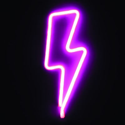 FLASH, 98 NEON LED LIGHTS WITH BATTERY (3xAA)/USB, PINK, IP20, 34x2x13cm FLASH, 98 NEON LED LIGHTS WITH BATTERY (3xAA)/USB, PINK, IP20, 34x2x13cm