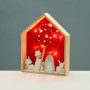 WOODEN HOUSE  10 LED ΛΑΜΠ ΚΑΛΩΔΙΟ ΧΑΛΚΟΥ ΘΕΡΜΟ ΣΤΑΘΕΡΟ ΜΠΑΤ (2ΧΑΑA) 20*4,5*25cm IP20