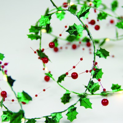MISTLETOE BERRIES GARLAND 20 LED ΛΑΜΠ ΚΑΛΩΔΙΟ ΧΑΛΚΟΥ ΘΕΡΜΟ ΣΤΑΘΕΡΟ ΜΠΑΤ (2ΧΑΑ) 1,8m IP20 0,3m ΚΑΛ MISTLETOE BERRIES GARLAND 20 LED ΛΑΜΠ ΚΑΛΩΔΙΟ ΧΑΛΚΟΥ ΘΕΡΜΟ ΣΤΑΘΕΡΟ ΜΠΑΤ (2ΧΑΑ) 1,8m IP20 0,3m ΚΑΛ