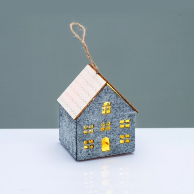 FELT HOUSE WOODEN ROOF ΓΚΡΙ 1 MINI LED ΔΙΑΚ ΘΕΡΜΟ ΛΑΜΠ ΜΠΑΤ 3*AG10 (ΣΥΜΠΕΡΙΛΑΜΒΑΝΕΤΑΙ) 8*8*9,6cm FELT HOUSE WOODEN ROOF ΓΚΡΙ 1 MINI LED ΔΙΑΚ ΘΕΡΜΟ ΛΑΜΠ ΜΠΑΤ 3*AG10 (ΣΥΜΠΕΡΙΛΑΜΒΑΝΕΤΑΙ) 8*8*9,6cm